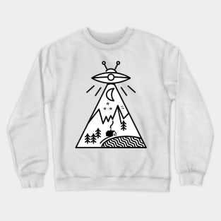 Landing Aliens Crewneck Sweatshirt